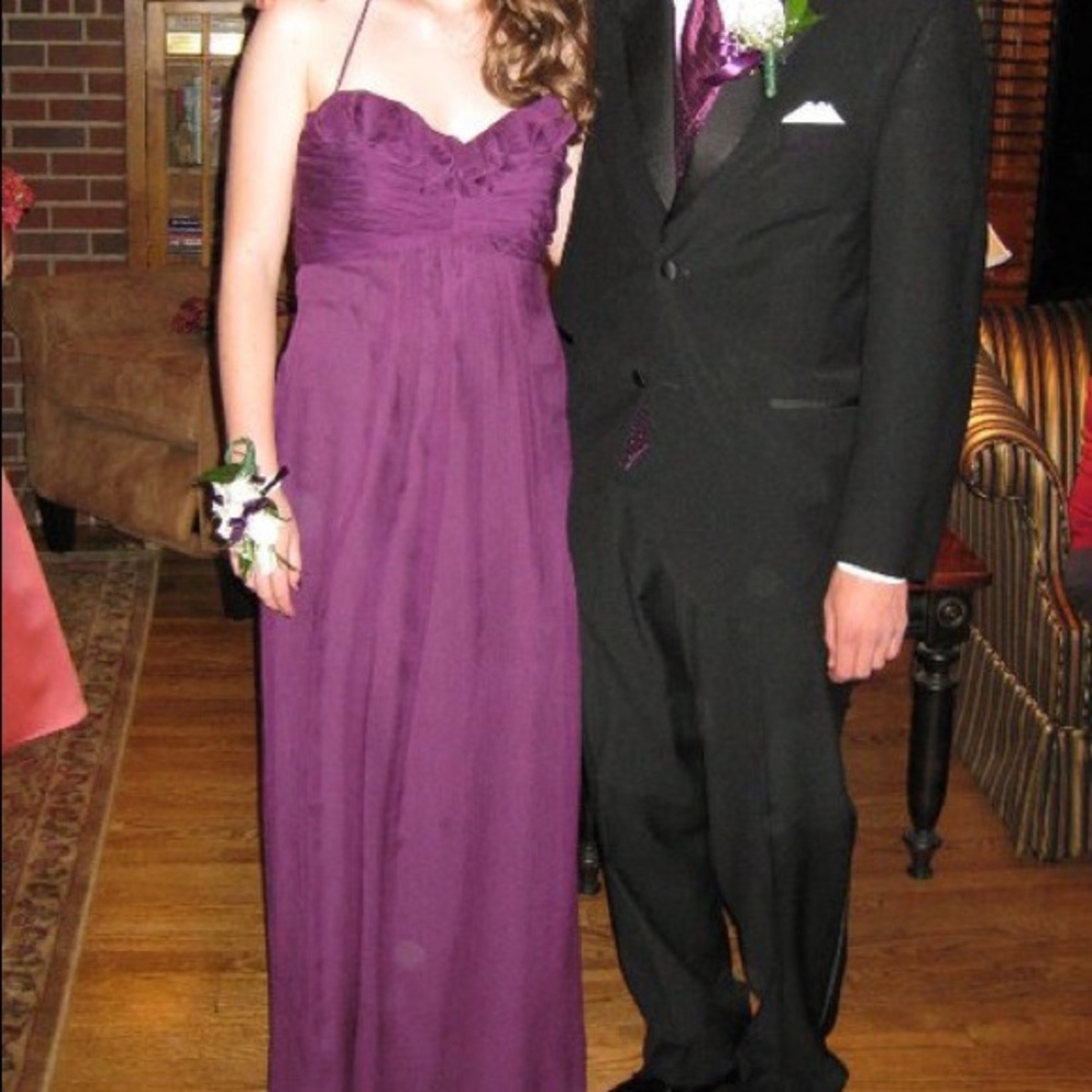 Amsale floor length dress